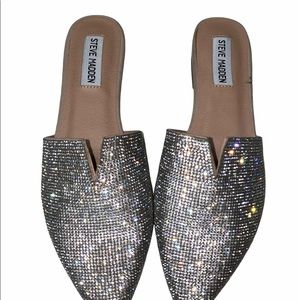Ally Rhinestone Mule STEVE MADDEN Sz 8